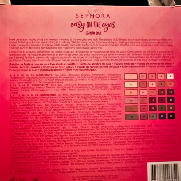 Sephora Easy on the Eyes eyeshadow palette NWOT. - Picture 5 of 8